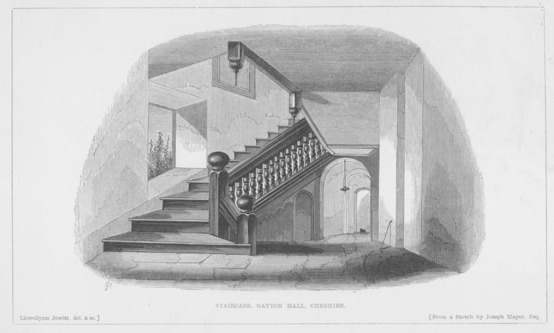 Staircase, Gayton Hall, Cheshire; Llewellyn, Jewitt; BIKGM.7719