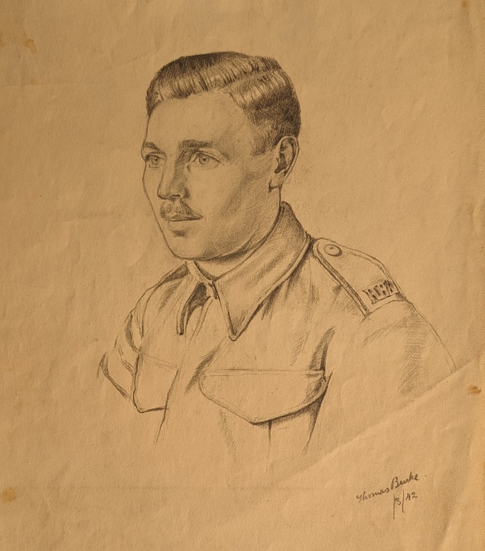 Portrait of Military Man ; Burke, Thomas; 1942; BIKGM.7343.54