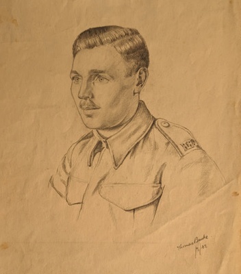 Portrait of Military Man ; Burke, Thomas; 1942; BIKGM.7343.54