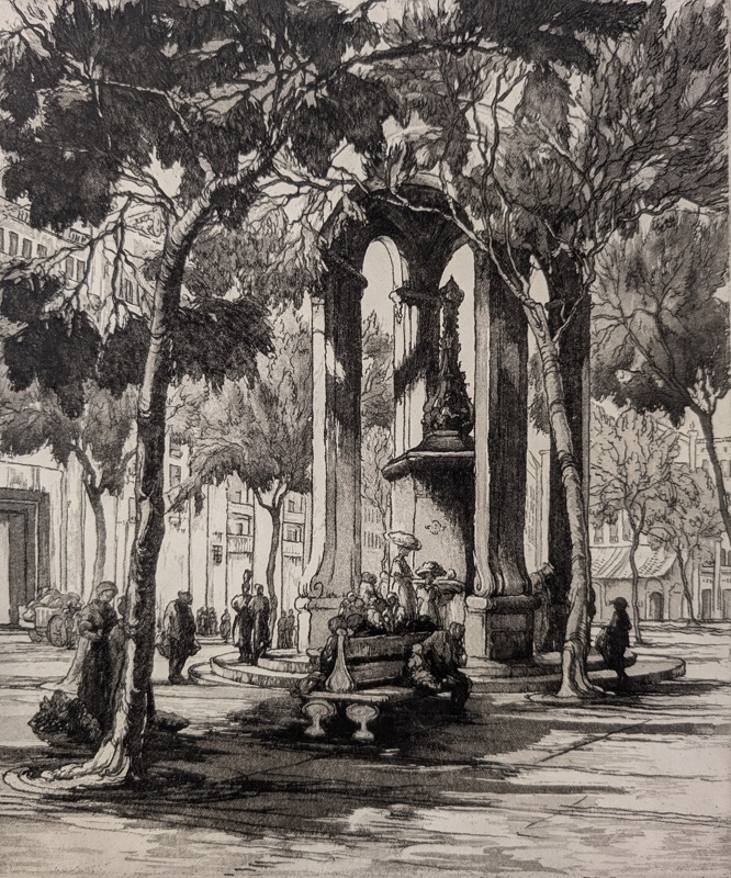 Lango do Carmo, Lisbon; May, Gwendoline Marie  (1903-1992); BIKGM.9173