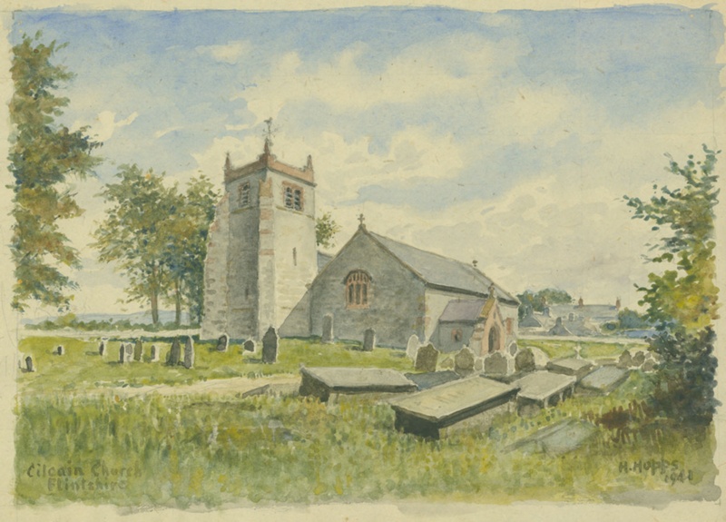 Cilcain Church Flintshire 1941; Hopps, Harold; BIKGM.W441