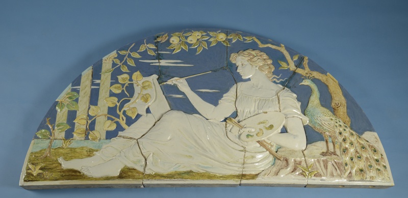 plaque; Della Robbia Pottery; BIKGM.142n