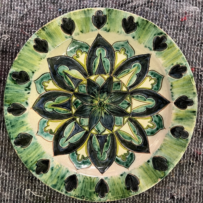 plate; Della Robbia Pottery; BIKGM.8207