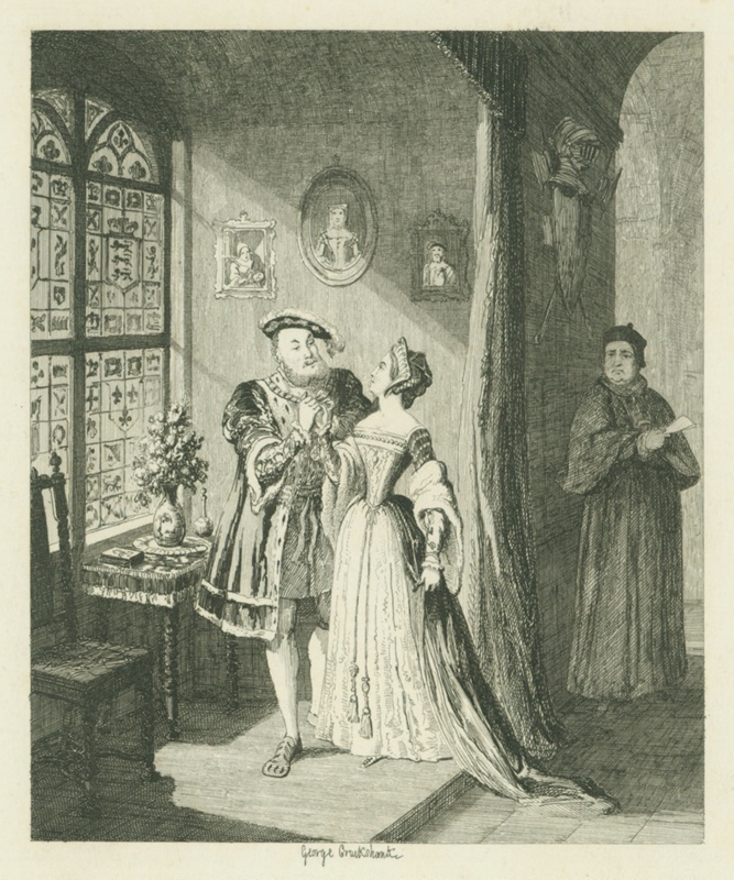 Henry's Reconciliation with Anne Boleyn; Cruikshank, George; BIKGM.1952n