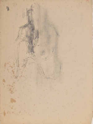Unfinished Nude; Horsfield, Nicholas (1917-2005); c. 1948; BIKGM.8907.2