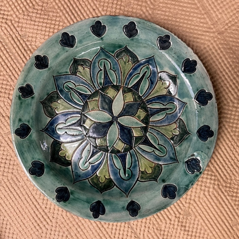 plate; Della Robbia Pottery; BIKGM.4017