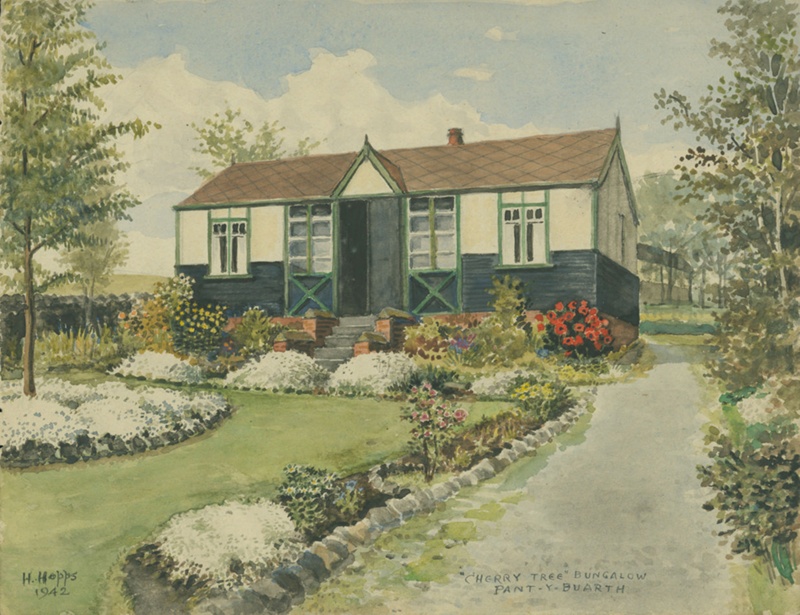 Cherry Tree Bungalow, Pant-Y-Buarth 1941; Hopps, Harold; BIKGM.W419