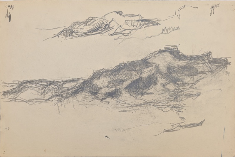 Landscape Sketch; Horsfield, Nicholas (1917-2005); 1982; BIKGM.8885.1
