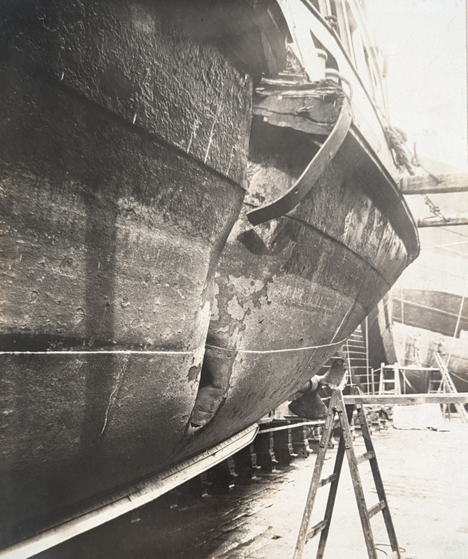 Rose and S.S. Badson Damaged 11th Nov 1908; Unknown; BIKGM.W730