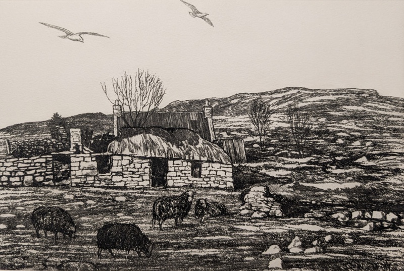 Derelict Croft at Egol, Skye; Webster, Norman (born 1924); 1977; BIKGM.9140