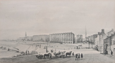 George's Dock During Re-Construction 1822; Herdman, William Gawin (1805-1882); BIKGM.9024