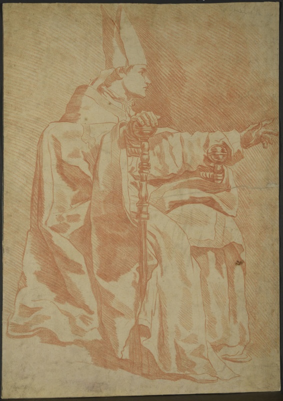 Seated Bishop; Unknown; BIKGM.1727a JM308