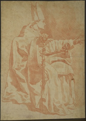 Seated Bishop; Unknown; BIKGM.1727a JM308