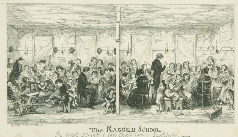 The Ragged School; Cruikshank, George; BIKGM.1952ah