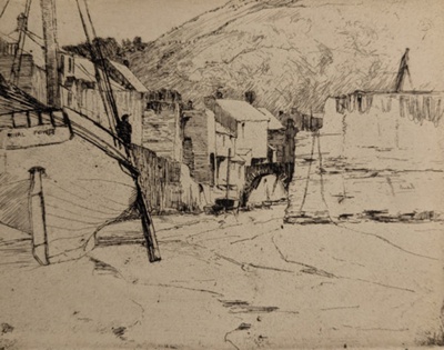 Palperro Harbour with Bridge; Short, Frank (1857-1945); 1888; BIKGM.9259