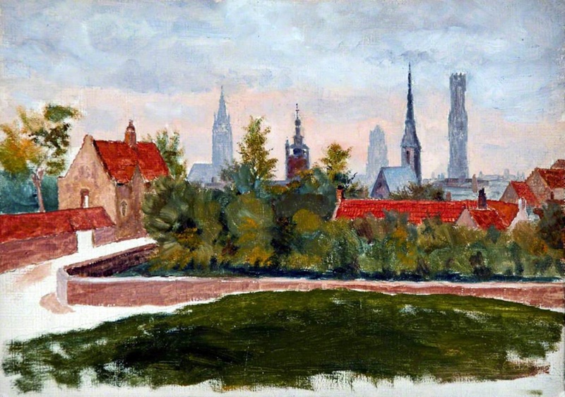 Bruges, 1914 ; Hopps, Harold; BIKGM.W479