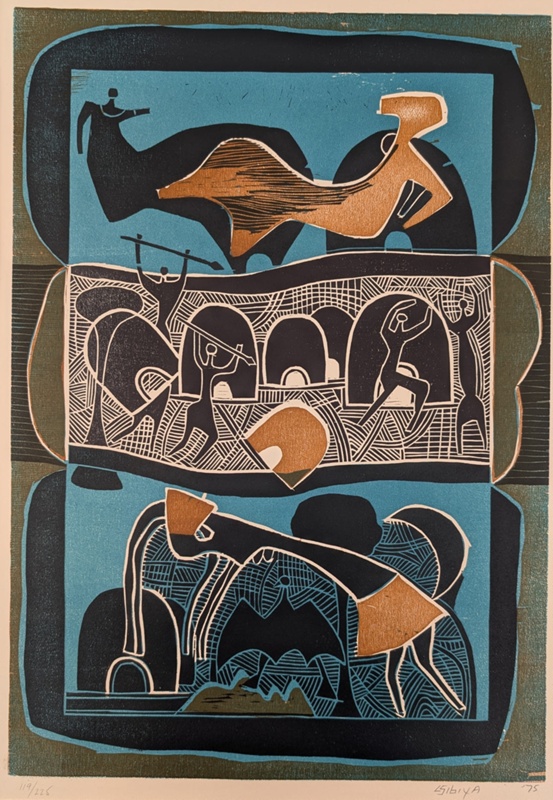 Destruction of Majudis Kraal; Sibiya, Lucky (1942-1999); 1975; BIKGM.4948