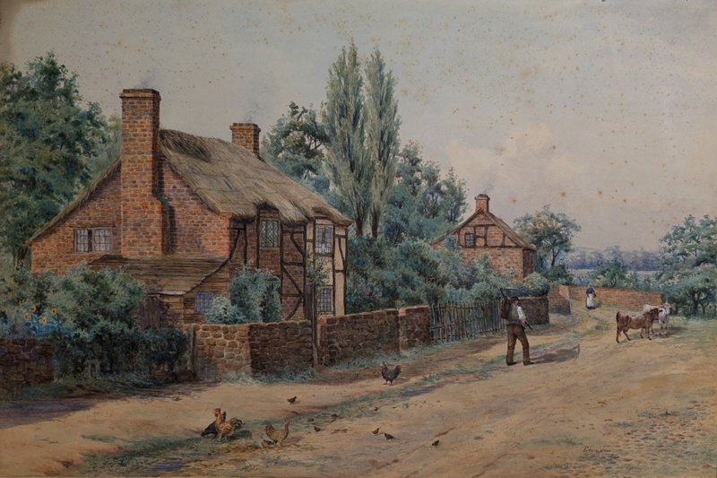 Bebington Village, Cheshire; Viner, Edward; BIKGM.126s
