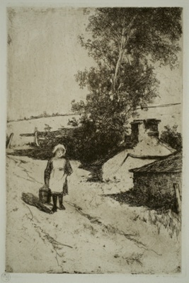 finnie 2365 girl with a pail