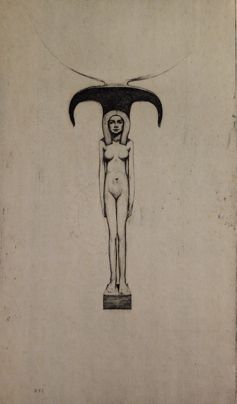 An Egyptian Mirror; Cameron, David Young (1865-1945); 1909; BIKGM.9294