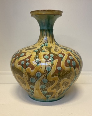 Della Robbia Dutch Vase; Della Robbia Pottery (active 1894-1906); c.1897-1901; BIKGM.945