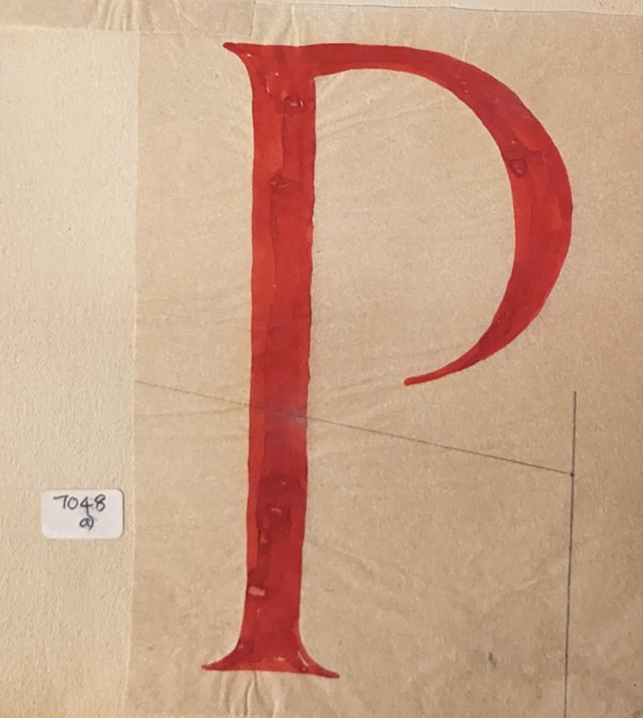 Roman Letter: P; Richards, Albert; 1935-1939; BIKGM.7048.1