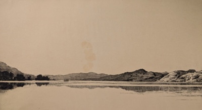 Coniston Water from Brantwood; Walker, Bernard Eyre (1886-1972); BIKGM.9142