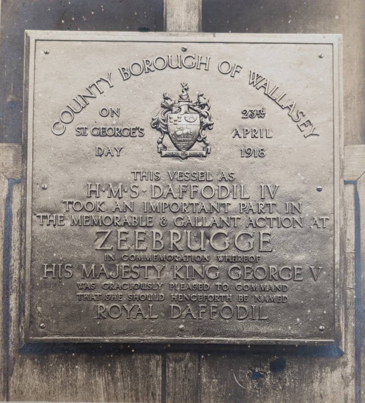 Photographs of 'Zeebrugge' Plaque; Unknown; BIKGM.W752