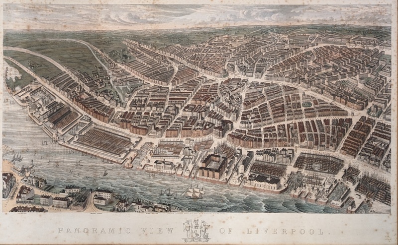 Panoramic View of Liverpool 1847; Unknown; 1847; BIKGM.W608