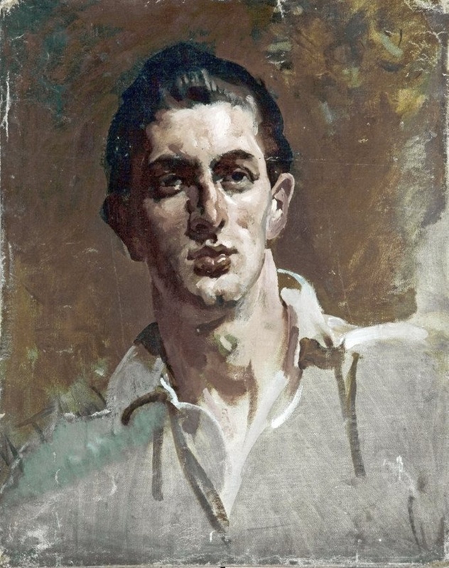 Portrait study of a young man; Penn, Will C; BIKGM.208m