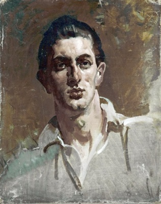 Portrait Study of a Young Man; Penn, William Charles (1877-1968); BIKGM.208m