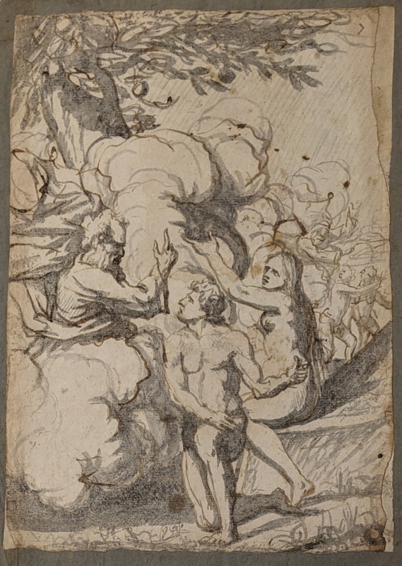 The Punishment and Expulsion of Adam and Eve ; BIKGM.6272