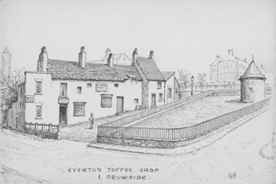 Everton Toffee Shop, 1 Browside; Hopps, Harold (1879-1967); BIKGM.W317