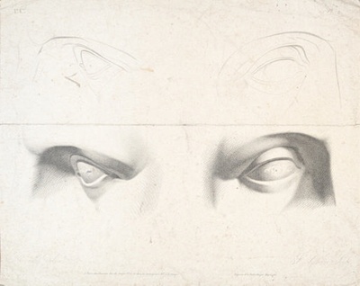 Chap. 1 Pl.2. Studies of Eyes; Reverdin, François-Gédéon (1772-1828); BIKGM.1815ac