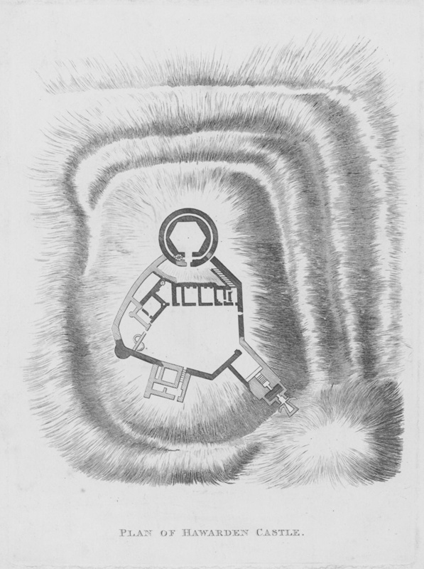 Plan of Hawarden Castle; Unknown; BIKGM.7694