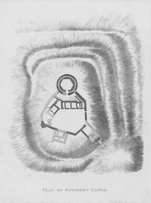 Plan of Hawarden Castle; Unknown; BIKGM.7694