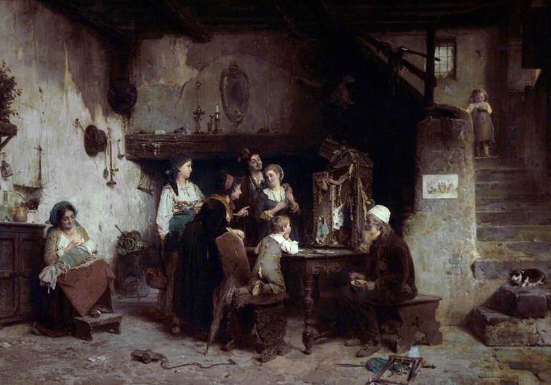 Domestic Scene; Induno, Girolamo; 1873; BIKGM.W166