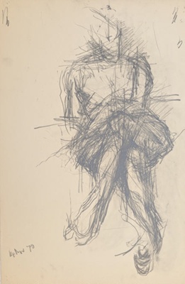 Seated Nude, Legs Crossed; Horsfield, Nicholas (1917-2005); 1978; BIKGM.8914