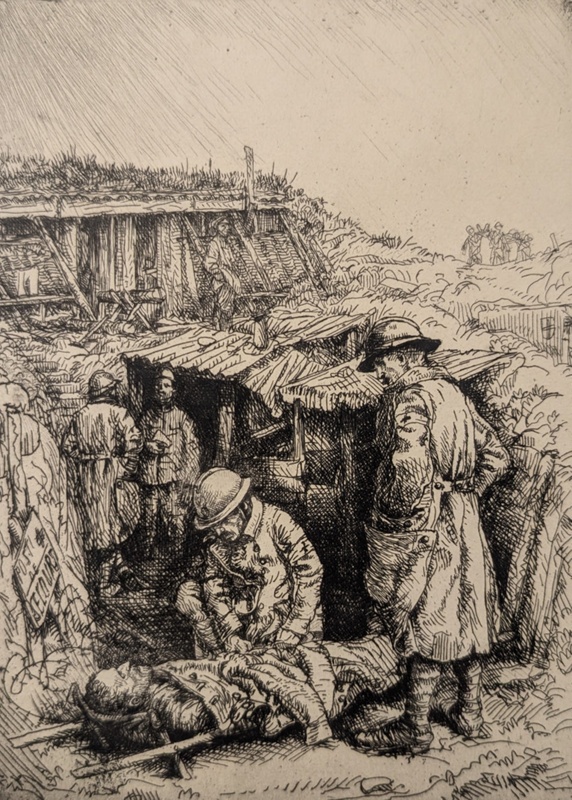Trench Scene; Spence, Robert (1871-1964); BIKGM.9196