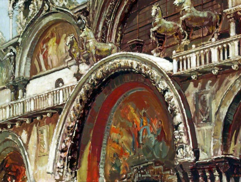 St Mark's Square, Venice; Butler, Anthony (1927-2010); BIKGM.253Q
