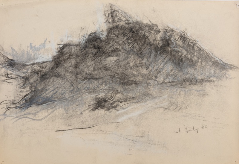 Landscape Sketch; Horsfield, Nicholas (1917-2005); 1980; BIKGM.8883