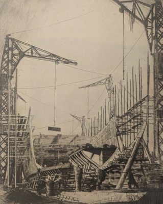Ship Construction; Clark, Charles Herbert (1890-1950); BIKGM.9219