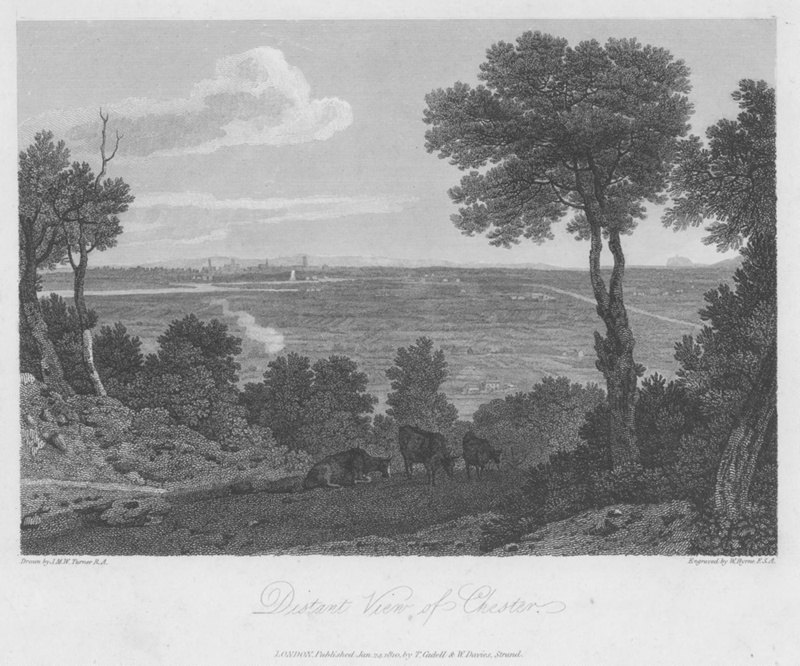 Distant view of Chester 1810; Turner, Joseph Mallord William; BIKGM.7700