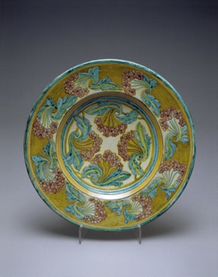 plaque; Della Robbia Pottery (active 1894-1906); BIKGM.3250