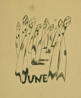 June - Asparagus and Stars; Richards, Albert (1919-1945); 1935-1939; BIKGM.7130.2