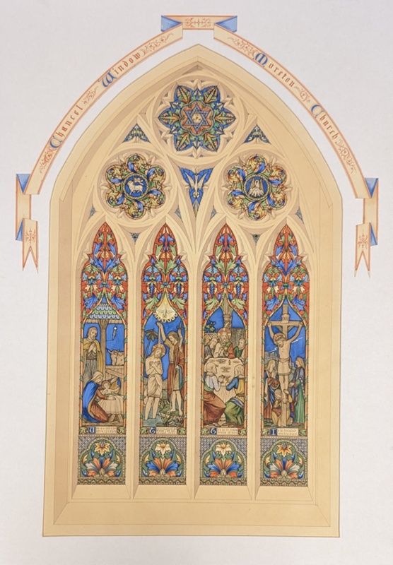 Design for Chancel Window; Cunningham, John; BIKGM.604
