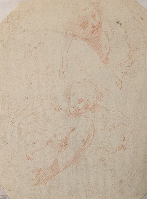Head and Shoulder Sketches of Women and Young Children; BIKGM.6234
