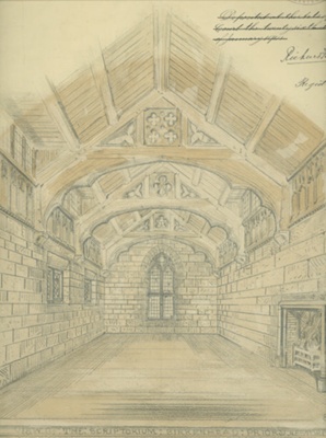 Scriptorium Birkenhead Priory 1913; Kirby, Edmund; BIKGM.1080