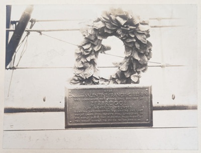 Photographs of 'Zeebrugge' Plaque; Unknown; BIKGM.W768