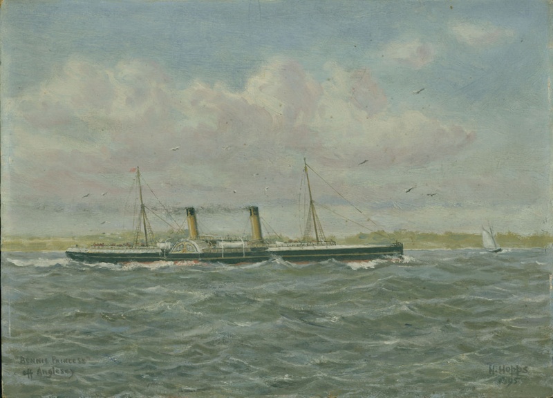 Bonnie Princess off Anglesey; Hopps, H; 1895; BIKGM.236m